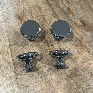 4 Brand New Heavy Duty Chrome Finish Cabinet/ Drawer Knob